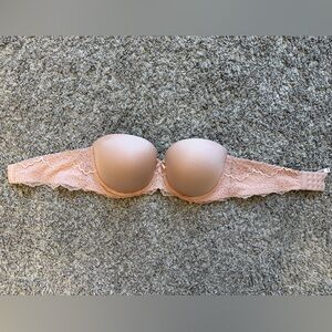 Victoria’s Secret Strapless Lace Push-Up Bra
